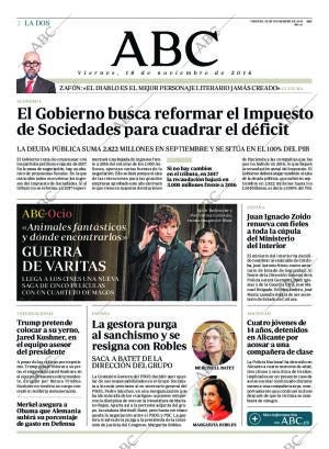 ABC MADRID 18-11-2016 página 2