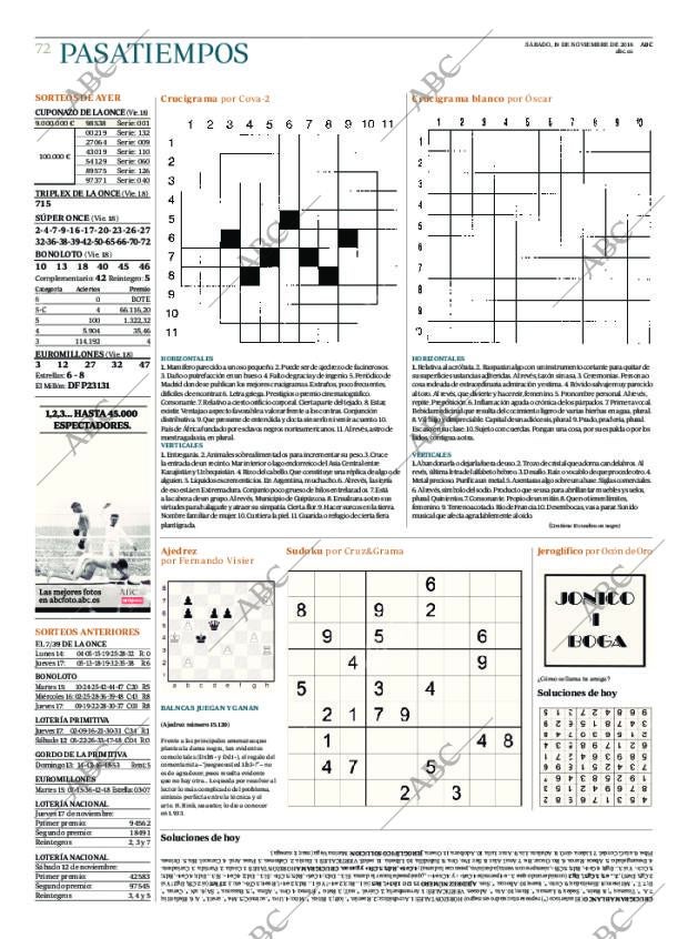 ABC MADRID 19-11-2016 página 72