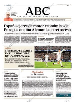ABC MADRID 20-11-2016 página 2
