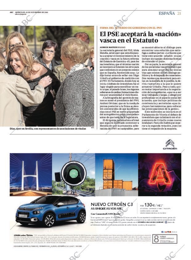 ABC MADRID 23-11-2016 página 21