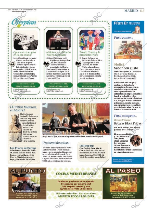 ABC MADRID 25-11-2016 página 113