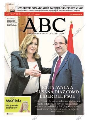 ABC SEVILLA 25-11-2016 página 1