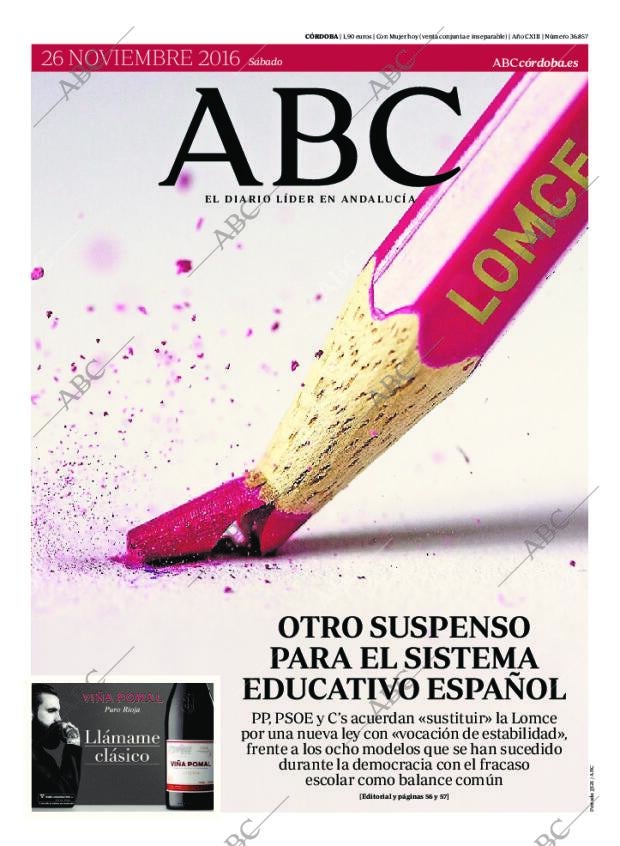 ABC CORDOBA 26-11-2016 página 1