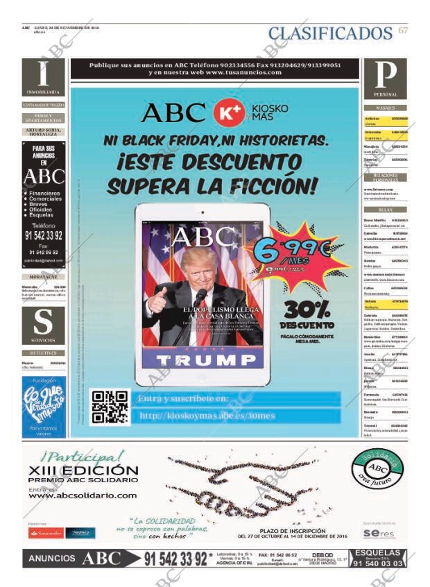 ABC MADRID 28-11-2016 página 67
