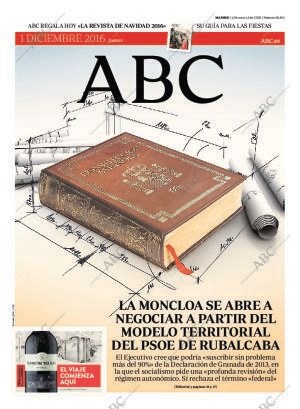 ABC MADRID 01-12-2016 página 1