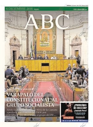 ABC SEVILLA 06-12-2016 página 1