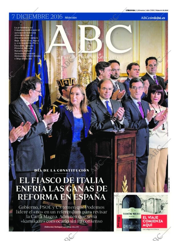 ABC CORDOBA 07-12-2016 página 1