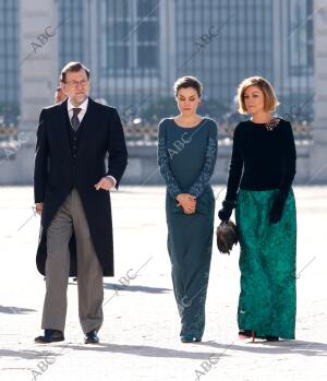 SS.MM. los Reyes presiden loas actos de celebración de la Pascua Militar en el...