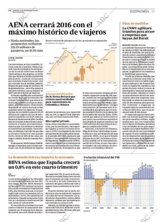 ABC MADRID 13-12-2016 página 35