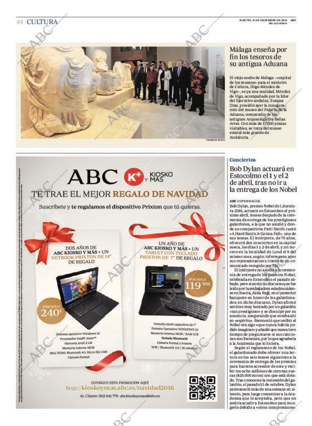 ABC MADRID 13-12-2016 página 44