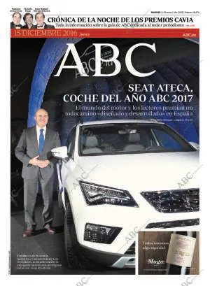 ABC MADRID 15-12-2016 página 1