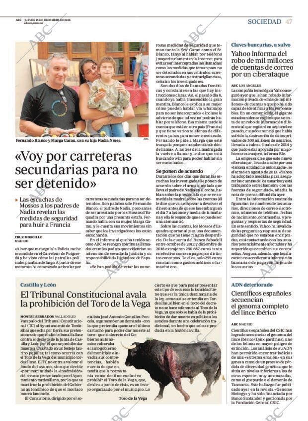 ABC MADRID 15-12-2016 página 47