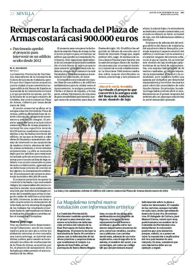 ABC SEVILLA 15-12-2016 página 22
