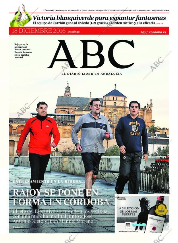ABC CORDOBA 18-12-2016 página 1
