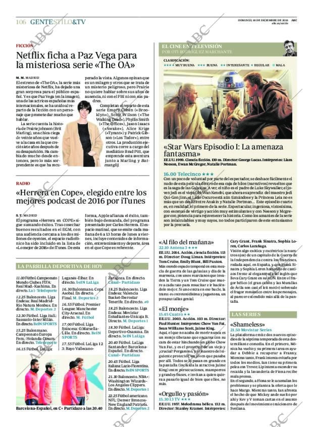 ABC MADRID 18-12-2016 página 108