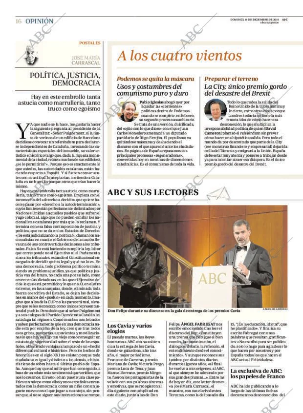 ABC MADRID 18-12-2016 página 18