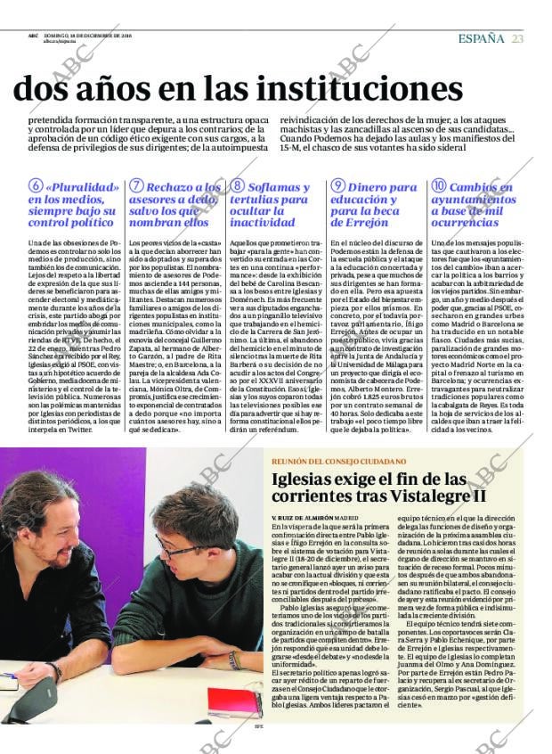 ABC MADRID 18-12-2016 página 25