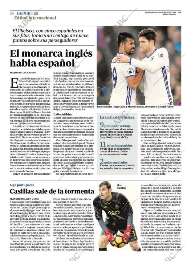 ABC MADRID 18-12-2016 página 70