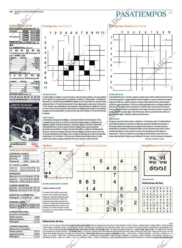 ABC MADRID 18-12-2016 página 89