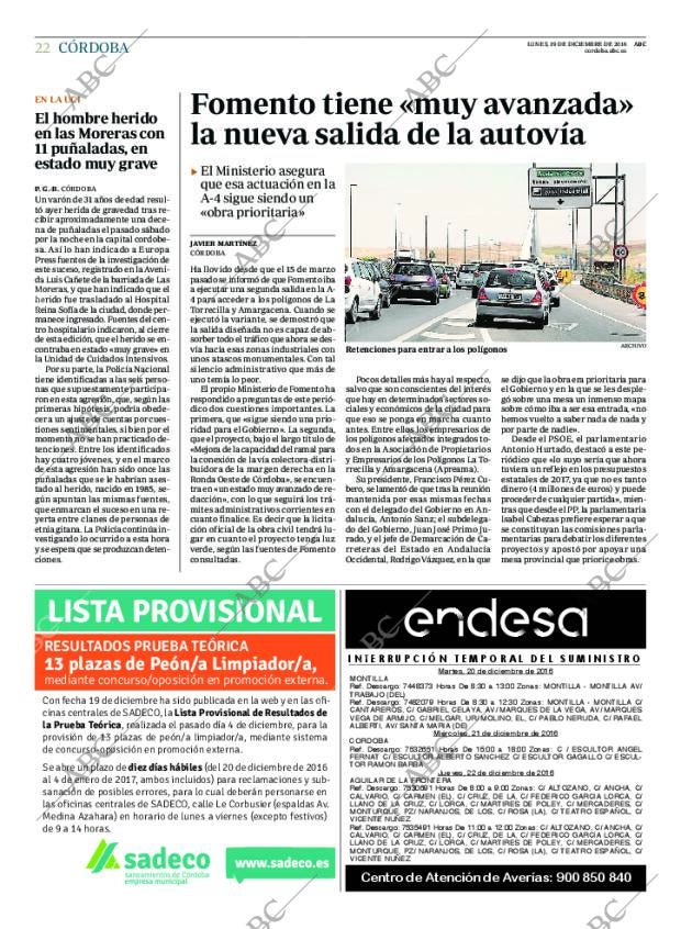ABC CORDOBA 19-12-2016 página 22