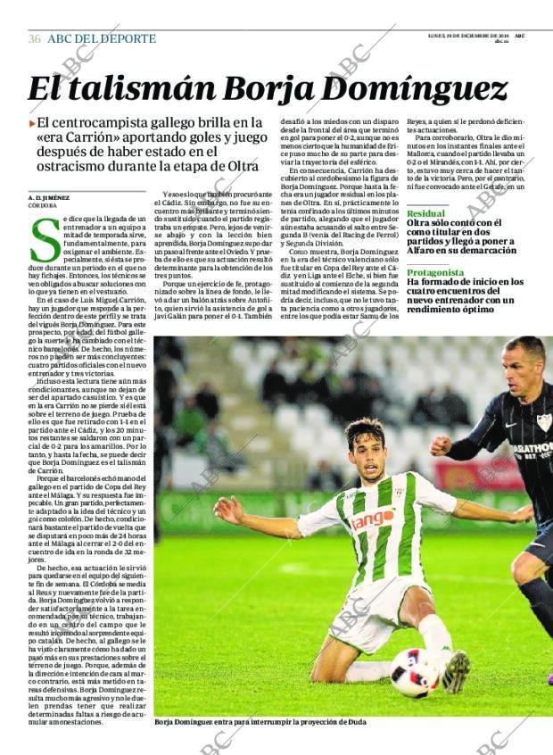 ABC CORDOBA 19-12-2016 página 36