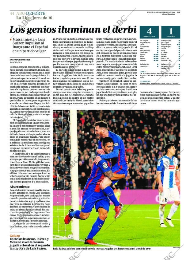 ABC CORDOBA 19-12-2016 página 44