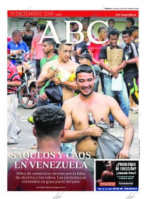 ABC SEVILLA 19-12-2016 página 1