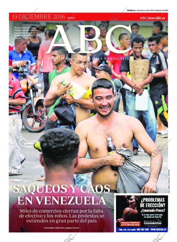 ABC SEVILLA 19-12-2016 página 1