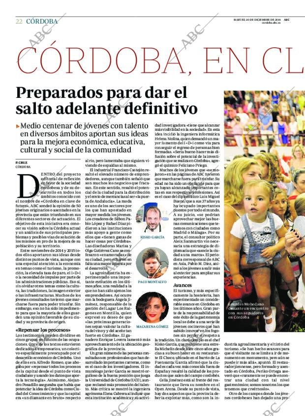 ABC CORDOBA 20-12-2016 página 22