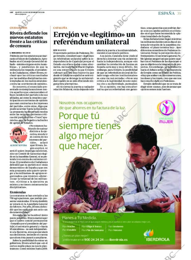 ABC CORDOBA 20-12-2016 página 39