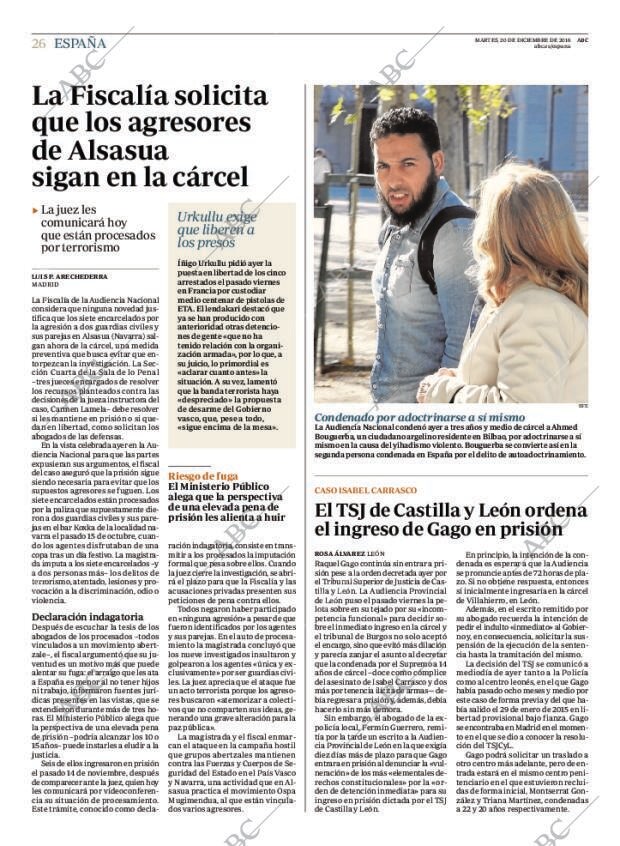 ABC MADRID 20-12-2016 página 26