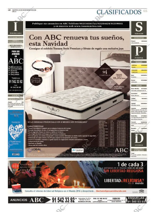 ABC MADRID 20-12-2016 página 65