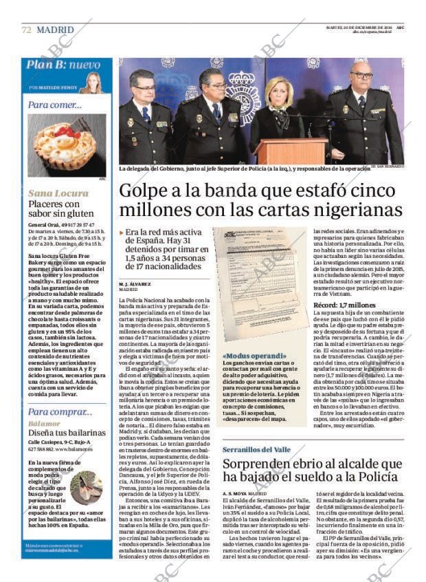 ABC MADRID 20-12-2016 página 72