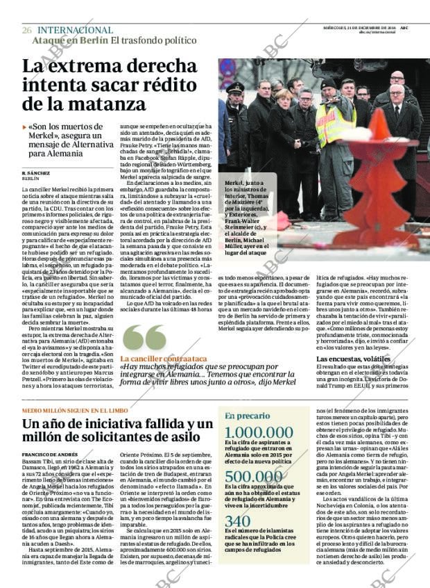 ABC MADRID 21-12-2016 página 26
