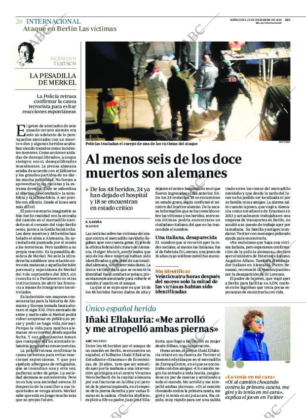 ABC MADRID 21-12-2016 página 28