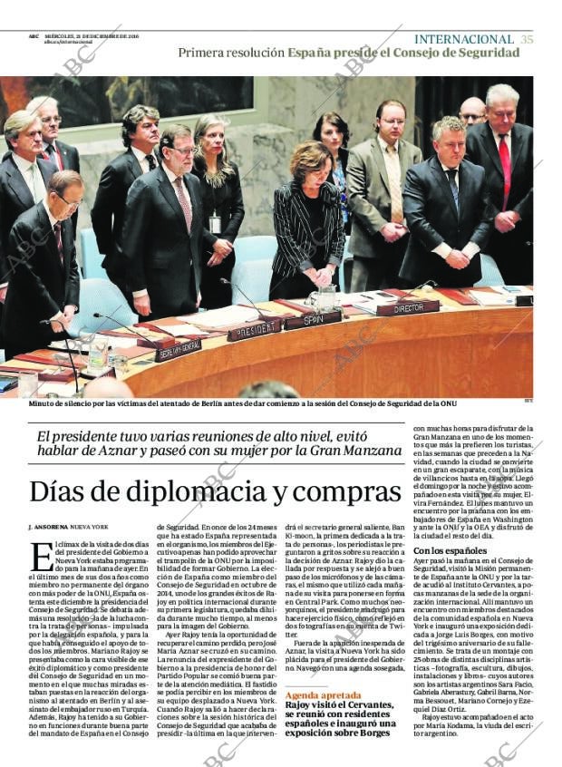 ABC MADRID 21-12-2016 página 35