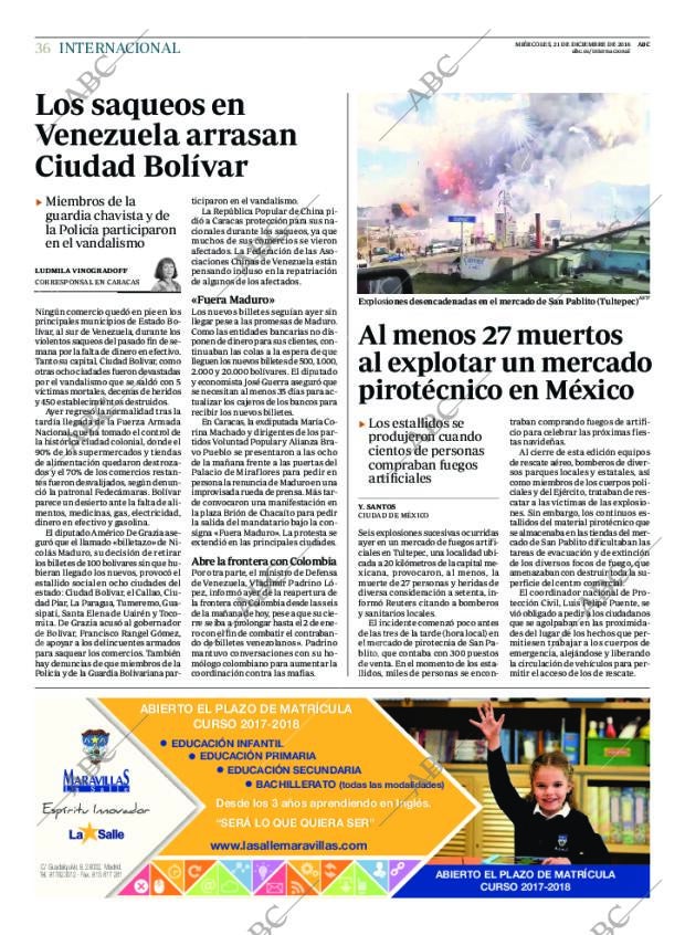 ABC MADRID 21-12-2016 página 36