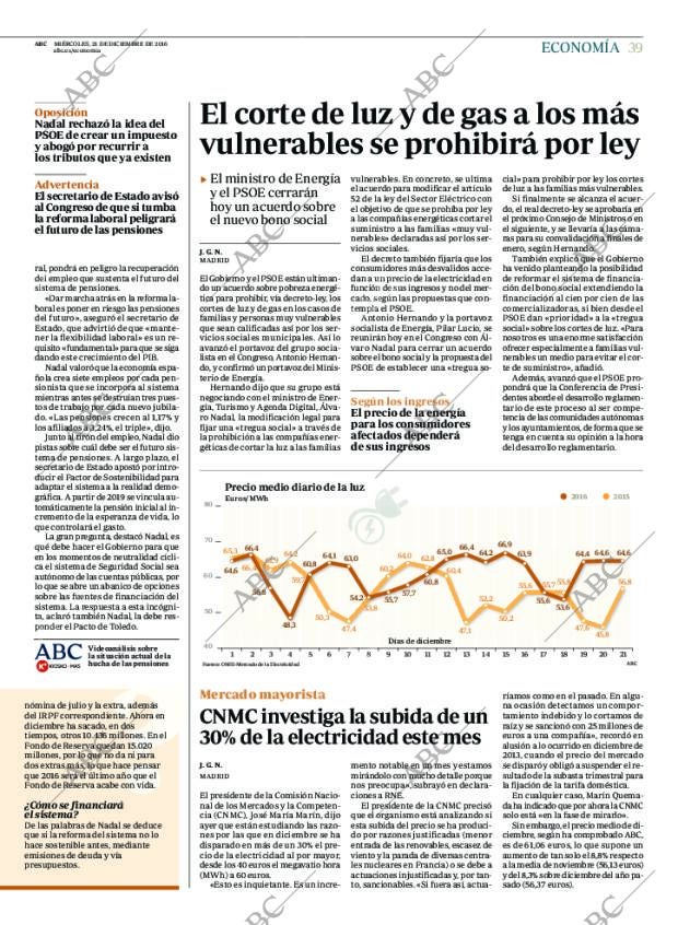 ABC MADRID 21-12-2016 página 39