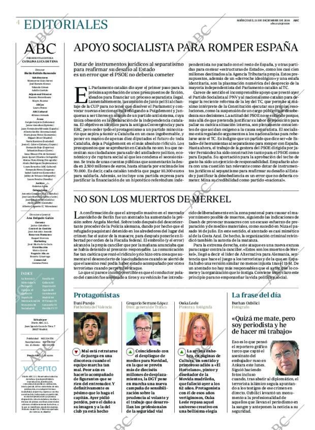 ABC MADRID 21-12-2016 página 4