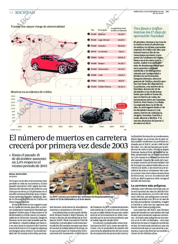 ABC MADRID 21-12-2016 página 44