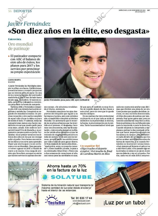 ABC MADRID 21-12-2016 página 56