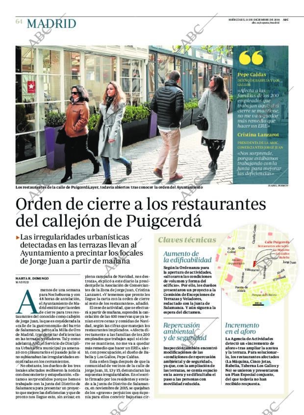 ABC MADRID 21-12-2016 página 64