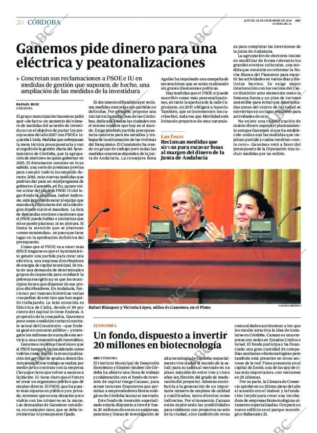 ABC CORDOBA 22-12-2016 página 20