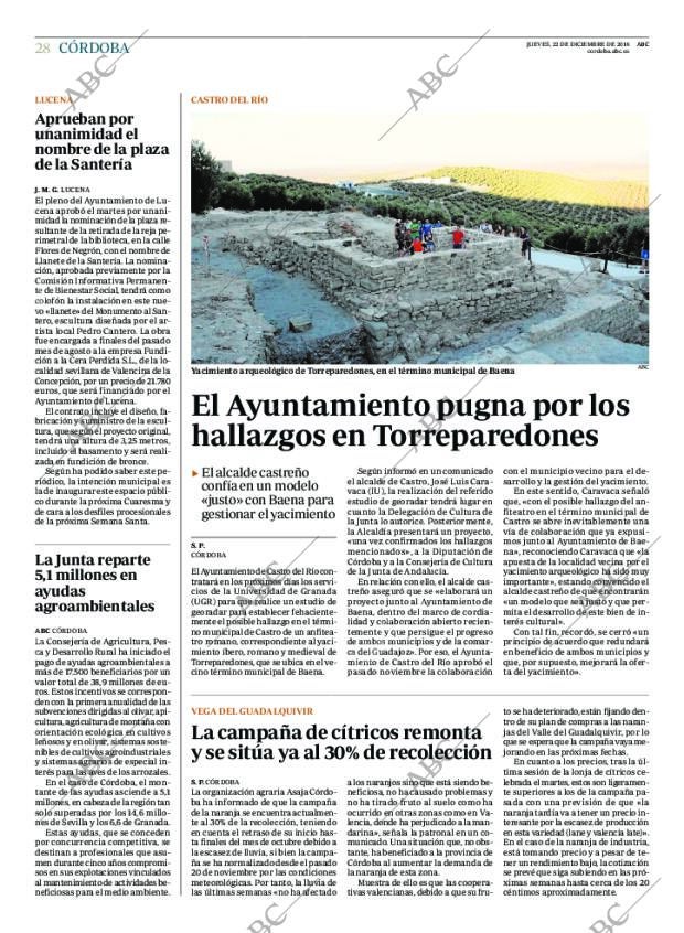 ABC CORDOBA 22-12-2016 página 28