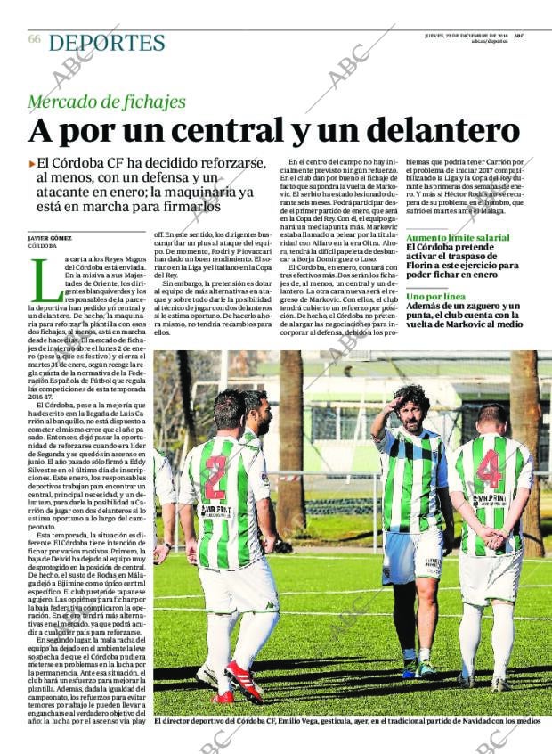 ABC CORDOBA 22-12-2016 página 66
