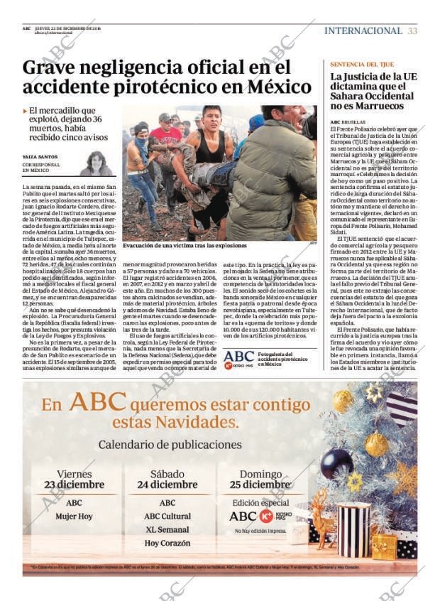 ABC MADRID 22-12-2016 página 33