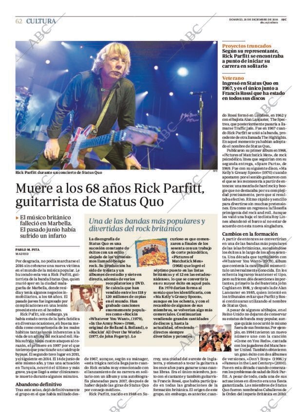 ABC MADRID 25-12-2016 página 62