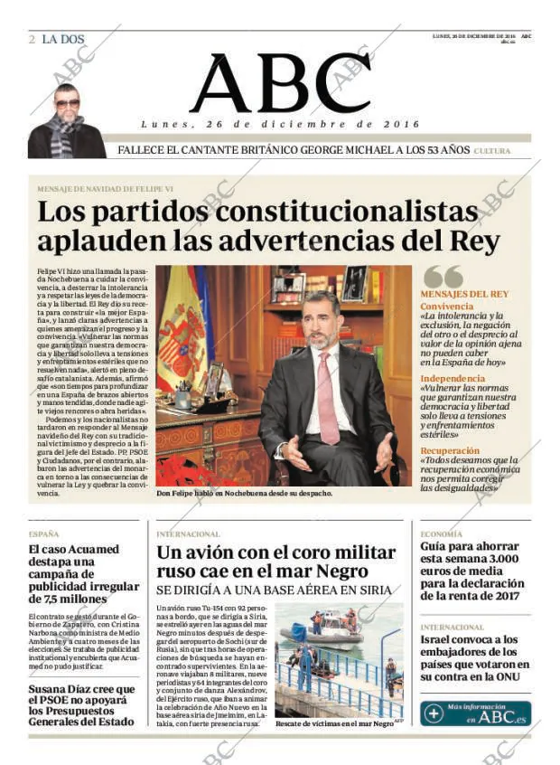 ABC MADRID 26-12-2016 página 2