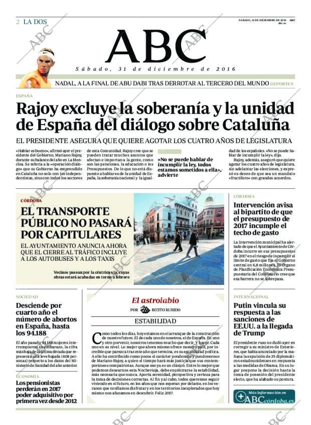 ABC CORDOBA 31-12-2016 página 2