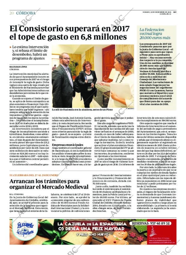 ABC CORDOBA 31-12-2016 página 20
